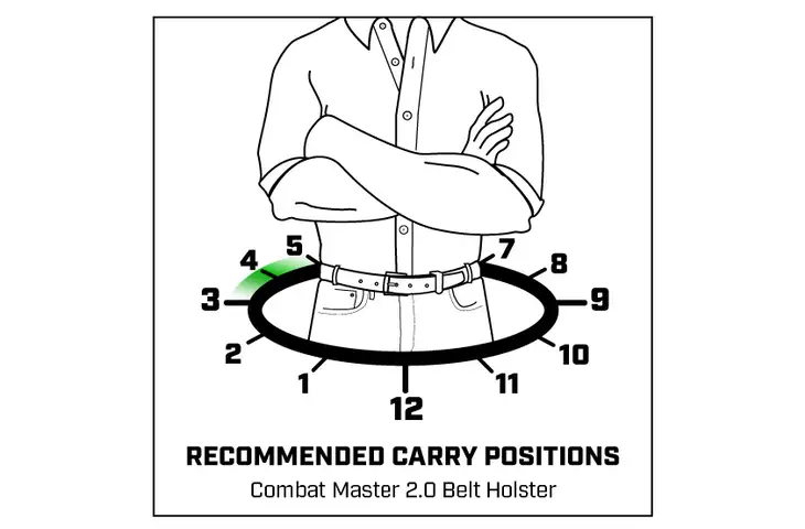 Galco Combat Master 2.0 Colt 1911 Premium Steerhide Belt Holster w/ Free S&H — 3 models - view 5